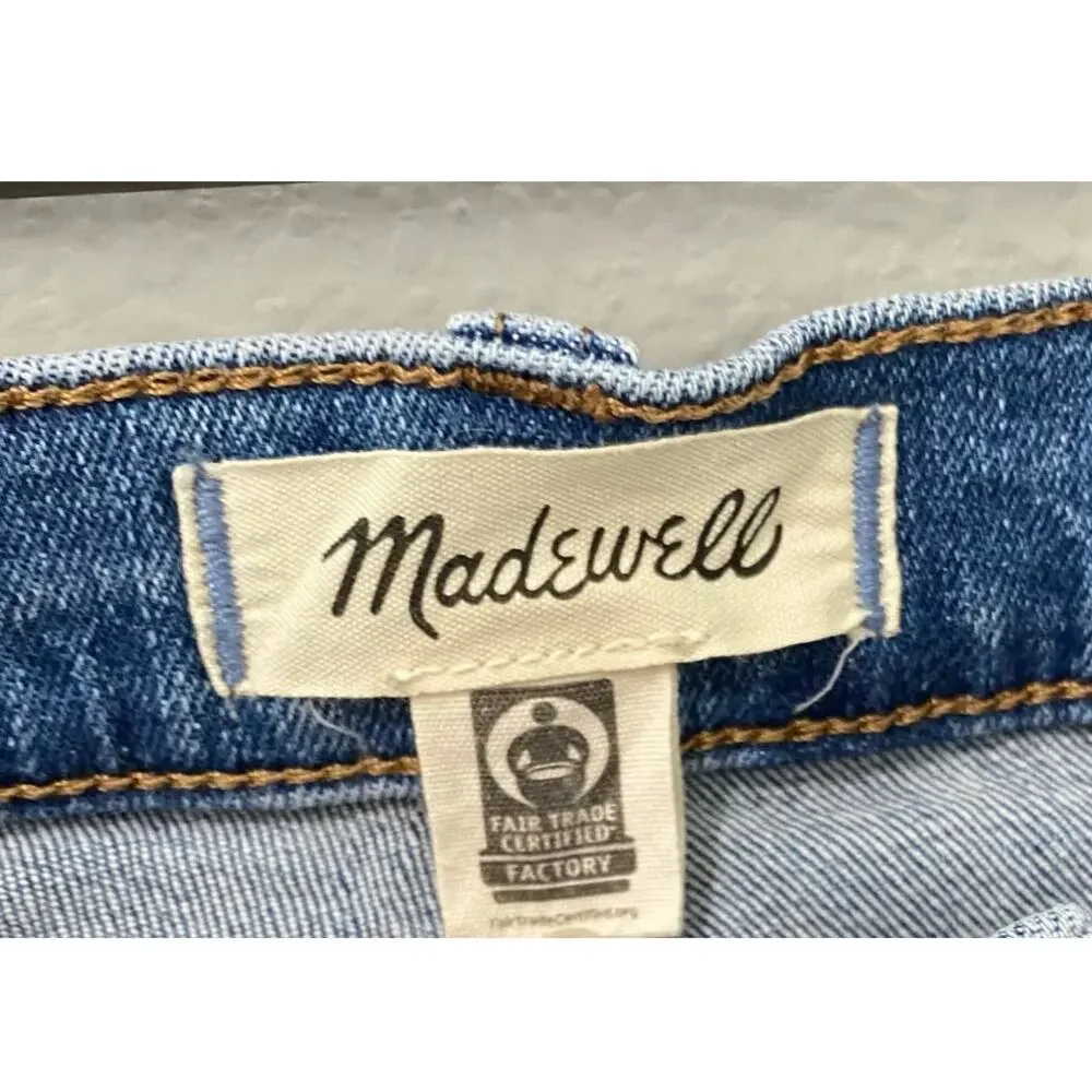Madewell Womens Skinny Flare Jeans Size 31 Medium Blue Fair Trade - Picture 3 of 10